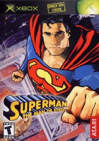Superman: The Man of Steel PAL Xbox  box art